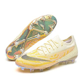 Chuteira Campo de Futebol Thunder CALÇADOS Conceito Shoes Amarelo 33 