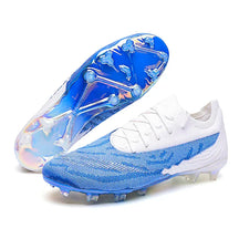 Chuteira Campo de Futebol Thunder CALÇADOS Conceito Shoes Azul 33 