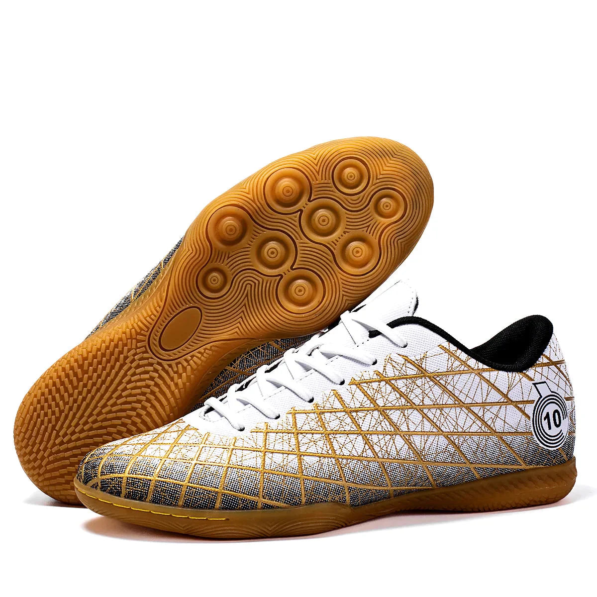 Chuteira Futsal - Screen Chuteira Futsal - Screen - Grupo 4.3 Conceito Shoes Branco e Dourado 35 